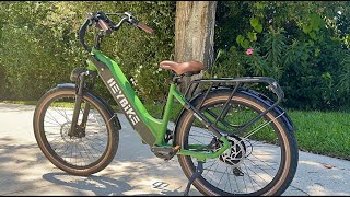 HEYBIKE City Run Electric Bicycle  Best Commuter Bike 500W 55 Miles Charge and 21 MPH EBike [upl. by Anyrb]