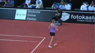 Champ Point Maria Sharapova vs Victoria Azarenka  Porsche Tennis Grand Prix 2012 [upl. by Jurdi216]