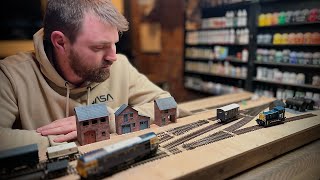 Building A Shunting Layout  Workshop Buildings  Ep8 [upl. by Aicenaj831]