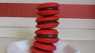 Macarons colorati con ganache al cioccolato [upl. by Hesta486]