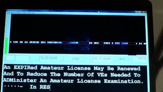 MRP40 morse code decoder on W1AW CW Bulletin [upl. by Olocin953]