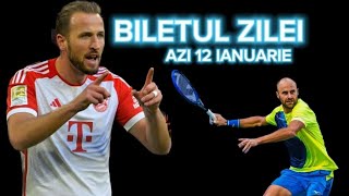 Biletul zilei la pariuri azi 12 Ianuarie 2024 Ponturi din EUROLIGA BUNDESLIGA SI TENIS [upl. by Uliram628]