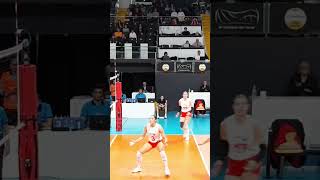 ‎VakıfBankSK araskargospor 19102024 volleyball formore voleybol bosetti 2 Servis [upl. by Ailongam]