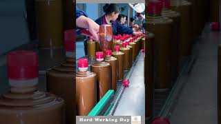 The Process Of Corking A Bottle Cap By Hitting It Lightly [upl. by Grunberg]