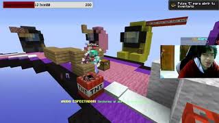 4 Peruanos en minecraft skywars xD [upl. by Guthry]