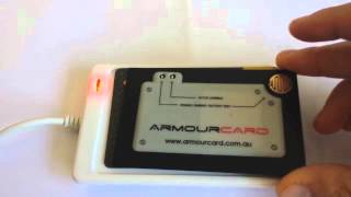 Demonstrating Active RFID and NFC Protection with ARMOURCARDs patented technology [upl. by Hacissej]