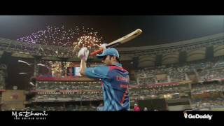 MS Dhoni – The Untold Story  Go You GoDaddy Commercial [upl. by Ennaoj]