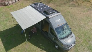 Installing a Fiamma F45S Awning on a Van or RV with Unaka Gear Co Installation Kit [upl. by Akienaj827]