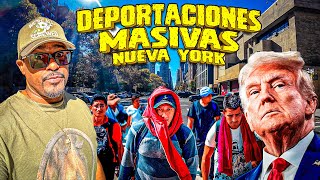 Asi estan las calles de Nueva york despues del trinfo de Donald trump  Hay miedo a ser deportado [upl. by Delmore]