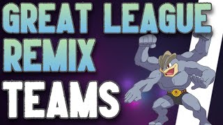 BEST GREAT LEAGUE REMIX Teams  PVPOKE Rankings Analysis  Pokémon GO Battle League [upl. by Ennirak]