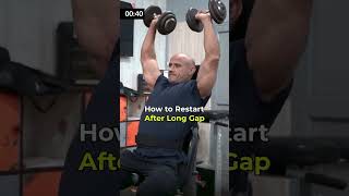 HOW TO RESTART TRAINING AFTER LONG GAP  MUKESH GAHLOT youtubevideo [upl. by Blake49]