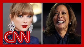 CNN anchors react to Taylor Swift’s endorsement of Kamala Harris [upl. by Fassold]