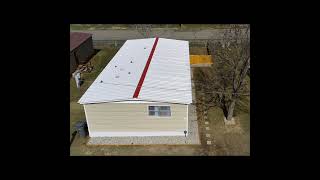 Vinyl siding installation on an older mobile home before and after [upl. by Pontone]