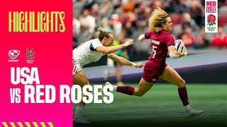 INCREDIBLE ELLIE KILDUNNE TRY  WXV Highlights  USA v Red Roses [upl. by Derf]