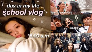 DAY IN MY LIFE school vlog freshman🎒 friends emmiol tryon haul dance showcase  more [upl. by Mannos305]