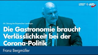 Franz Bergmüller die Gastronomie brauch Verlässlichkeit bei der CoronaPolitik [upl. by Lirrad79]