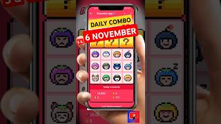 Tomarket daily combo 6 November  tomarket daily combo today  tomarket today combo  shorts [upl. by Adlesirk]