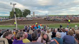 2024 Houston County Fair Demo Derby Full Size Trucks [upl. by Nylaehs]