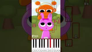 Put Your Finger Here  Incredibox Sprunki fash  Octave Piano Tutorial [upl. by Lemieux]