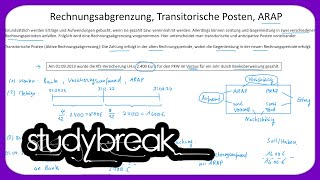 Rechnungsabgrenzung Transitorische Posten ARAP  Externes Rechnungswesen [upl. by Oiludbo70]