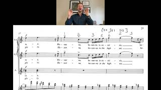 Sanctus Rutter from Requiem  SATB practice [upl. by Mariana]