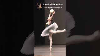 Classical Ballet Solo Junior High School 2 Girls Variation TOP 3 shorts [upl. by Petunia]