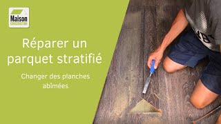 Comment réparer un parquet stratifié [upl. by Fatimah]