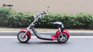 Harley electric scooter Rooder r804a with removable battery [upl. by Raila50]