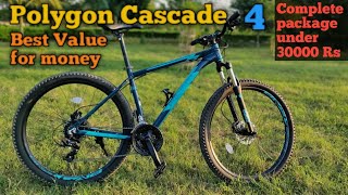 Polygon Cascade 4 Detailed Review Best BIKE under 30000 Rs  Best Value for money bike [upl. by Eelyram]