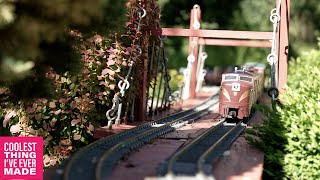 GScale Epic Garden Railroad PLUS Lionel O Scale Chicago Layout [upl. by Annadiane]