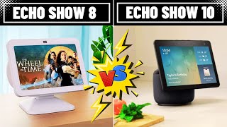 Echo Show 8 3rd Gen vs Echo Show 10  Which One is Better [upl. by Yecnuahc]