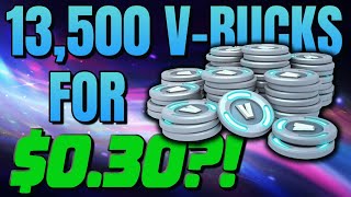 You Could Get 13500 VBucks For 030 ONLY Fortnite MESSED UP [upl. by Delaine]