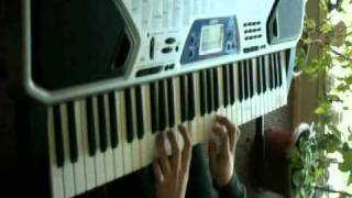 Moon by Björk played on the keyboard [upl. by Drofyar]