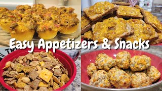 Easy Appetizers for Christmas or Anytime  StressFree Christmas Appetizers and Savory Snacks [upl. by Oileduab602]