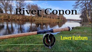 SALMON FISHING  River Conon  Lower Fairburn  Spring  2023 [upl. by Aoh]