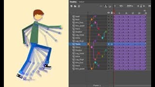 Adobe Animate  How to do layer parenting in Animate [upl. by Arnon]