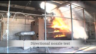 Siemens  SINORIX H2O Jet  water mist  fire extinguishing system [upl. by Lemyt]