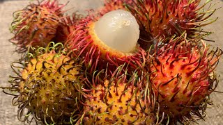 How to eat and open Rambutan fruit 3 ways [upl. by Zach971]