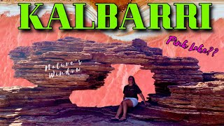 Kalbarri Skywalk Natures Window and a PINK LAKE ep39 [upl. by Bertold]