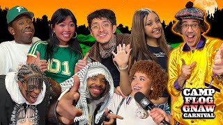 Nardwuar at Camp Flog Gnaw ft Tyler the Creator Earl Sweatshirt Ice Spice Cuco  more [upl. by Rankin]