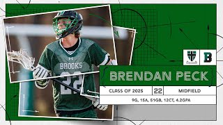 Brendan Peck 25  Junior Spring Highlights [upl. by Dranyar]