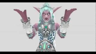 Young Tyrande Whisperwind Priestess Outfit Old model By Vaanel [upl. by Sperling]