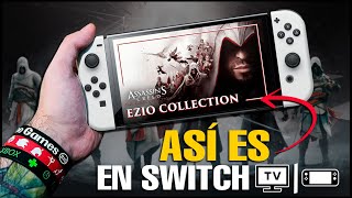 ASÍ es ASSASSIN´S CREED The Ezio Collection en NINTENDO SWITCH 👉 GAMEPLAYIMPRESIONES PortátilDock [upl. by Saltzman]