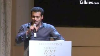 Salman Khan Talks Exclusively On Sachin Tendulkar At Grand Party By Mukesh Ambani [upl. by Eahsel]