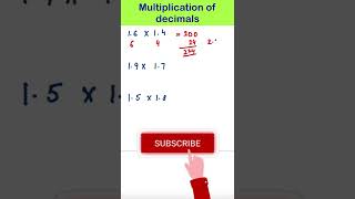 Decimal Multiplication Tricks  Multiplication Trick  Vedic maths  Speed Maths [upl. by Laundes695]