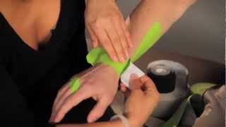 Kinesiology Tape Application for Carpal Tunnel [upl. by Ahtel274]