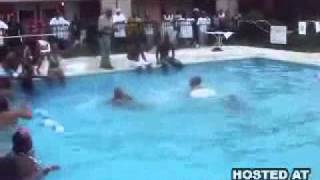 Guy Who Cant Swim Gets Thrown Into Pool [upl. by Yllehs774]