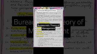 Bureaucratic Management Theory by Max Weber bankingtayari [upl. by Inva]