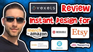 Vexels Review  How To Create A Quick Merch By Amazon Design Tutorial Using Vexels TShirt Maker [upl. by Jeroma]