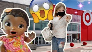 BABY ALIVE goes SHOPPING for a NEW TOY CHORE TIME The Lilly and Mommy Show FUNNY KIDS SKIT [upl. by Bradstreet]